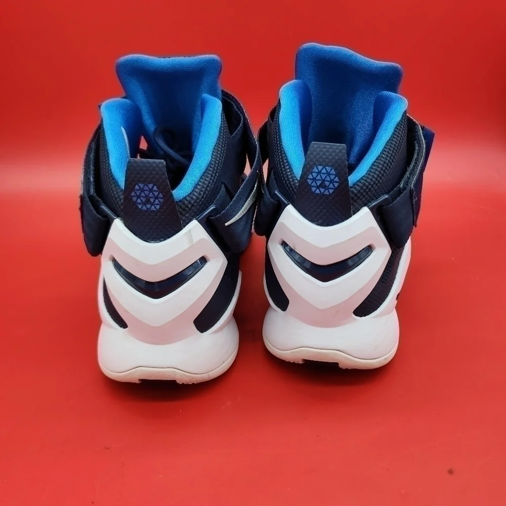 Nike Shoes Mens 17 Lebron Soldier IX Basketball 749498-402 Blue White Grey